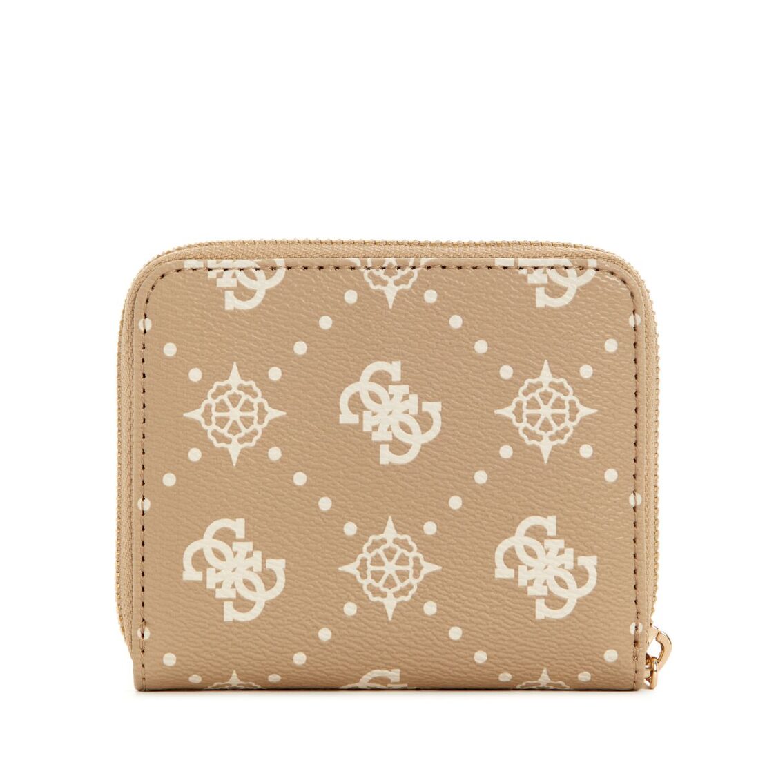 SILIA SLG SMALL ZIP AROUND,BISCOTTI LOGO
