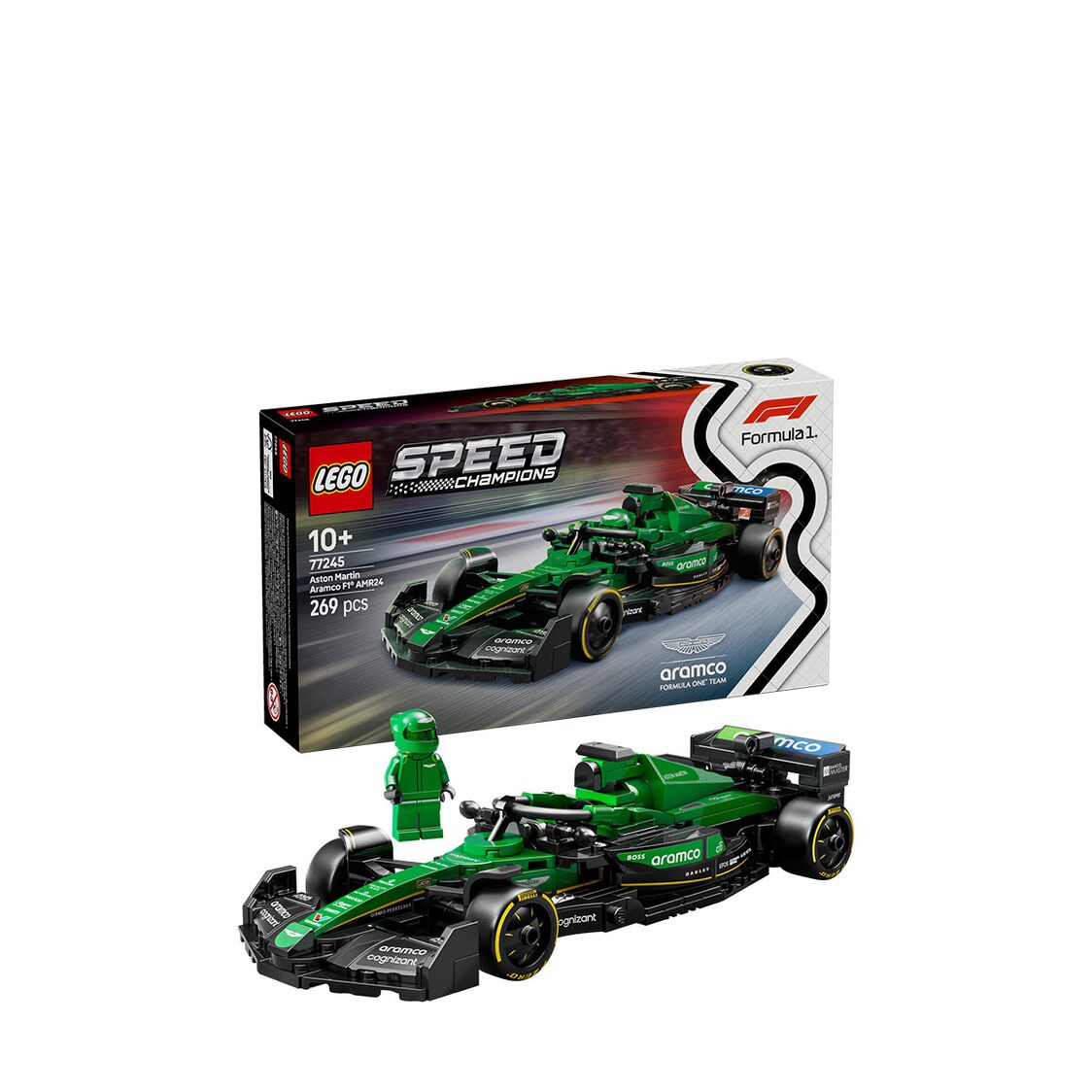 LEGO 77245 Aston Martin Aramco F1® AMR24 Race Car