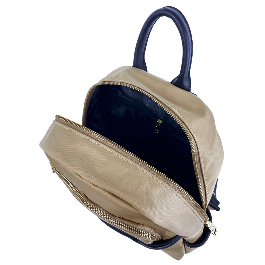 Mel&Co Nylon Backpack With Leather Trims