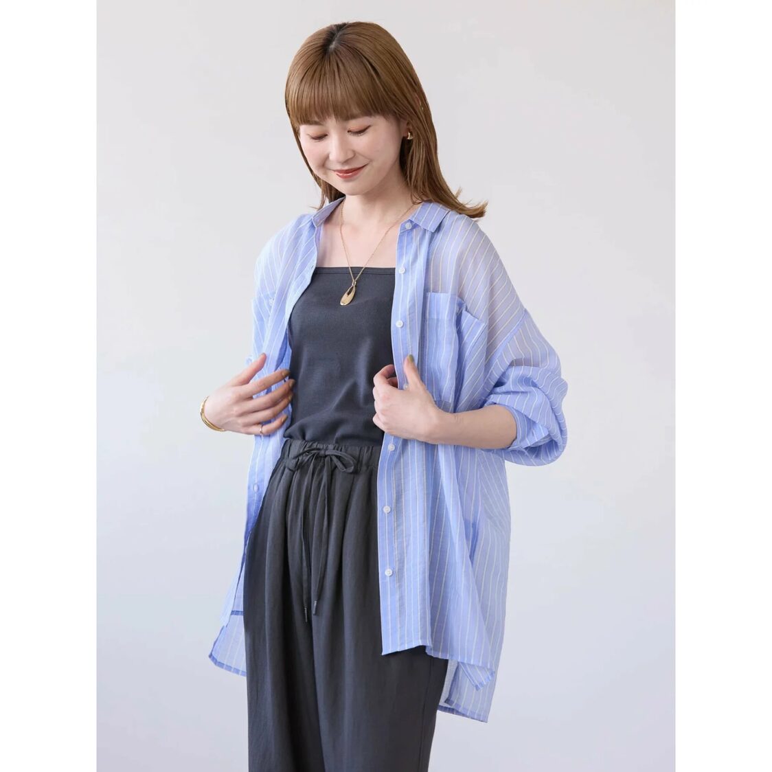 American Holic American Holic Inner Jersey Charcoal Gray