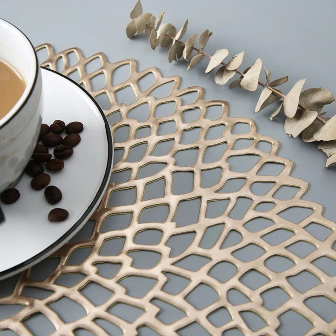 J. Rapee Scrib Placemat Gold