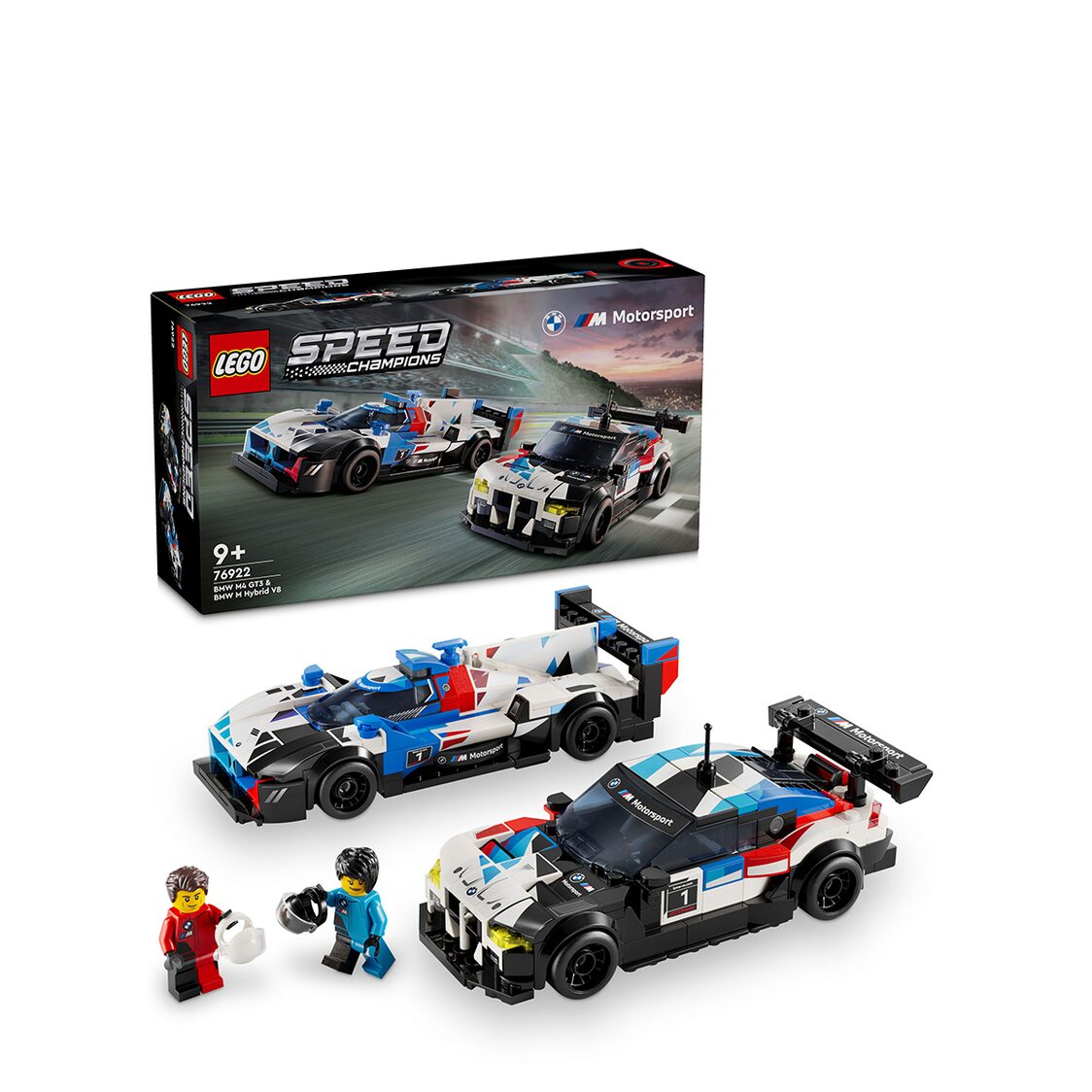 Lego 76922 Speed Champions Lego BMW M4 GT3 & BMW M Hybrid V8 Race Cars