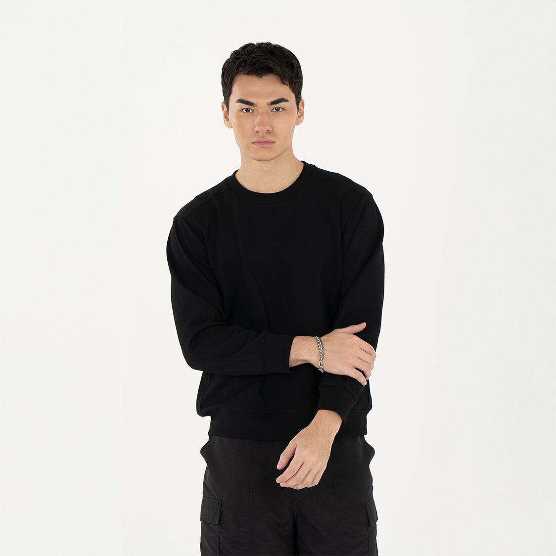 K/WOODS Mens Flow Sweater - Black