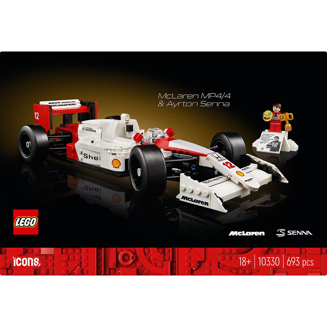 Lego 10330 Icons Lego McLaren MP4/4 & Ayrton Senna