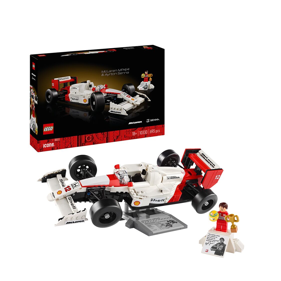 Lego 10330 Icons Lego McLaren MP4/4 & Ayrton Senna