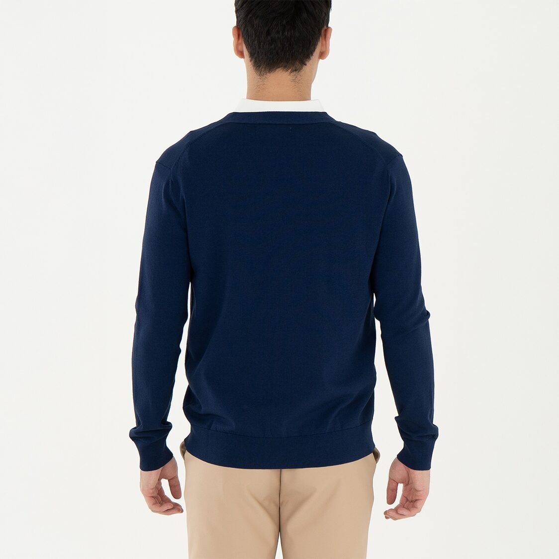 K/WOODS Ice Cool Cove Cardigan in Navy