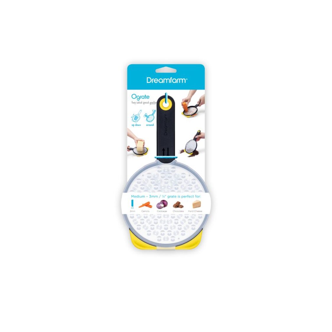 Dreamfarm S/S Pp Medium Grater L25.7cm Ograte