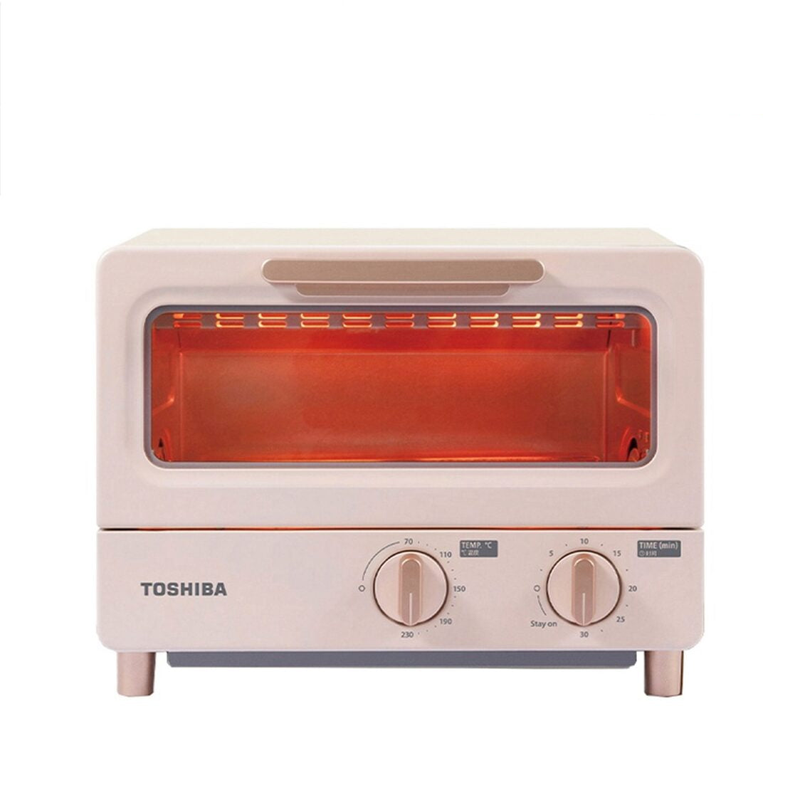 TOSHIBA 8L 1000W Oven Toaster - Pink (ET-TD7080 PN)