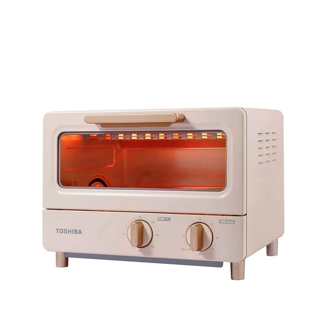 TOSHIBA 8L 1000W Oven Toaster - Pink (ET-TD7080 PN)