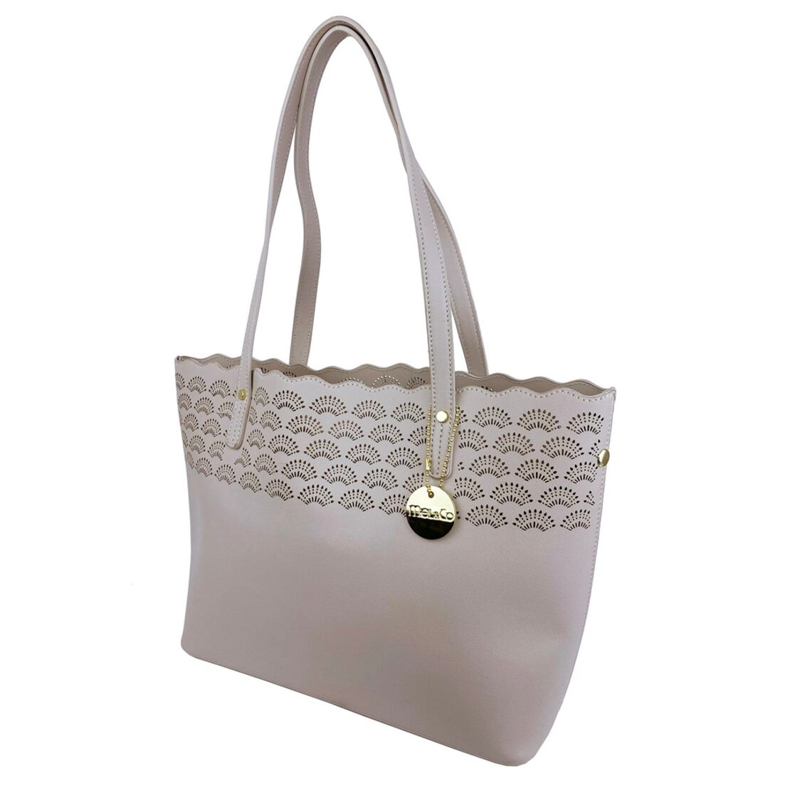 Mel&Co Laser Cut Detail Tote Bag