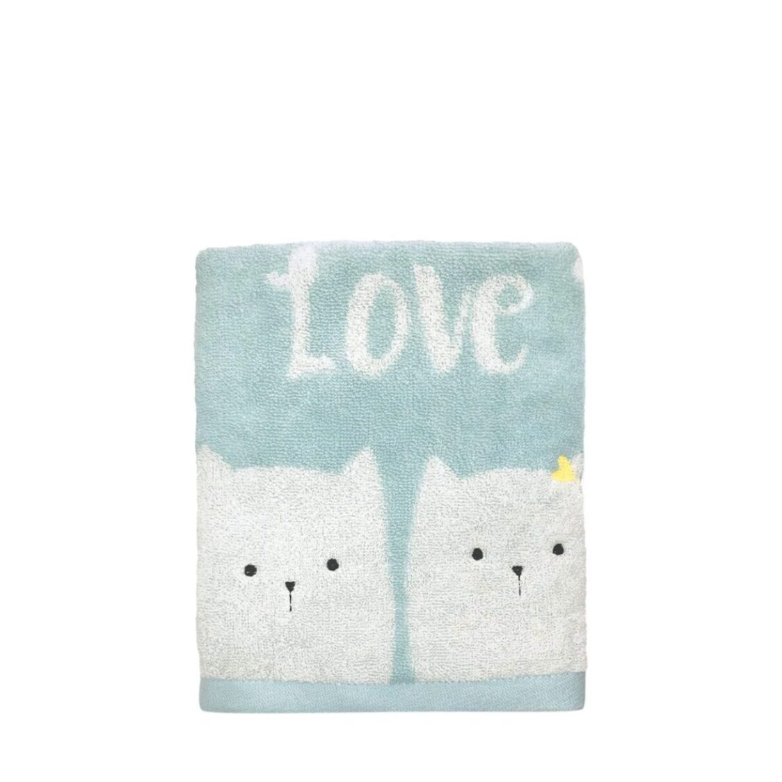 Milton Home Phoebe 100% Cotton Supersoft Yarn Sports Bath Towel Blue
