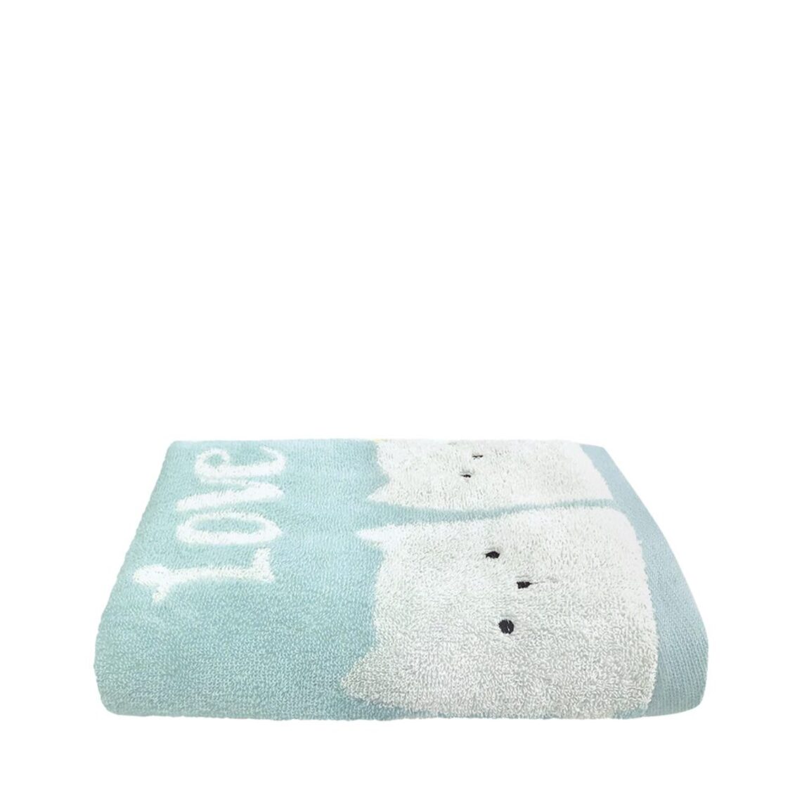 Milton Home Phoebe 100% Cotton Supersoft Yarn Sports Bath Towel Blue