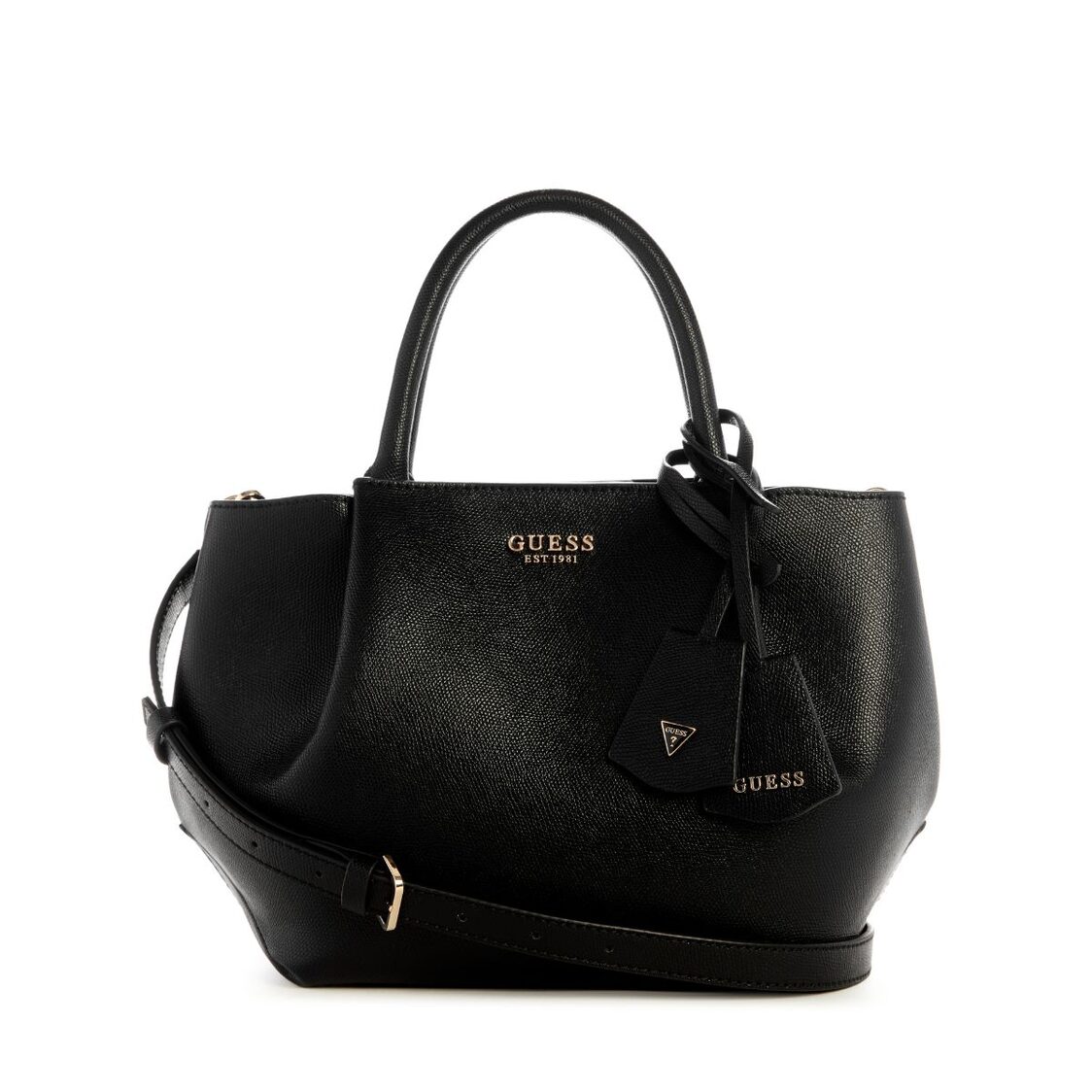 Guess Amorette Girlfriend Satchel,Black