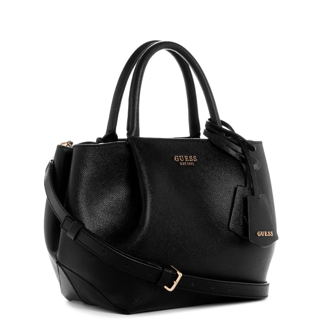 Guess Amorette Girlfriend Satchel,Black