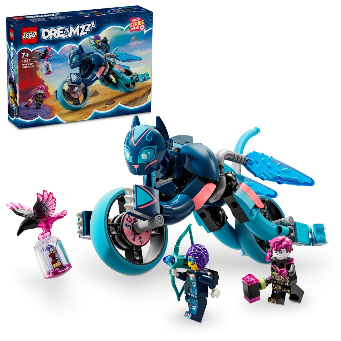 Lego 71479 Zoey's Cat Motorcycle