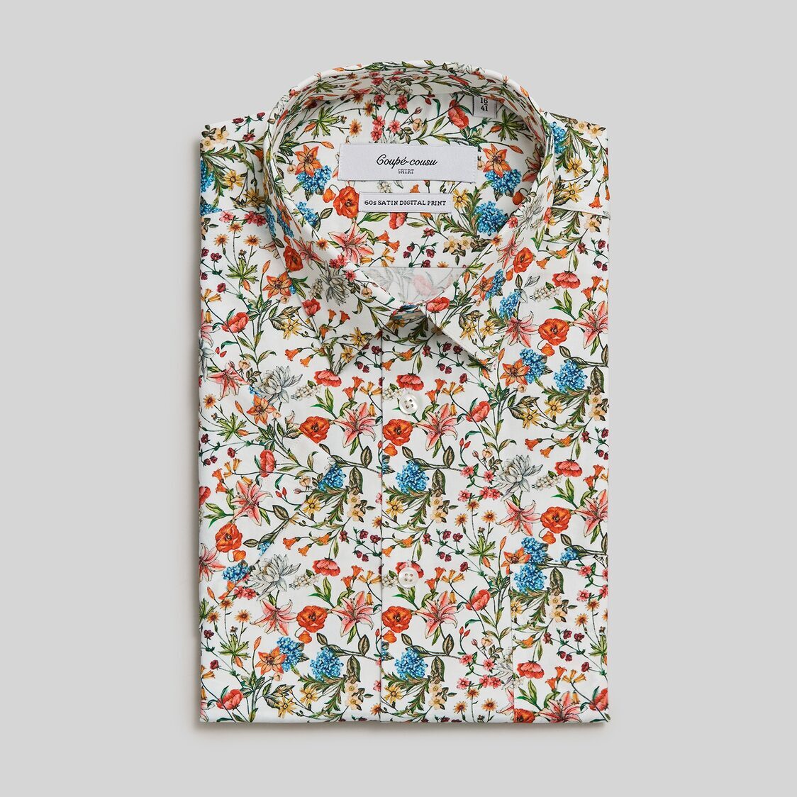 Coupe Cousu Short Sleeve Shirt, Print CCSSE289-PRINT