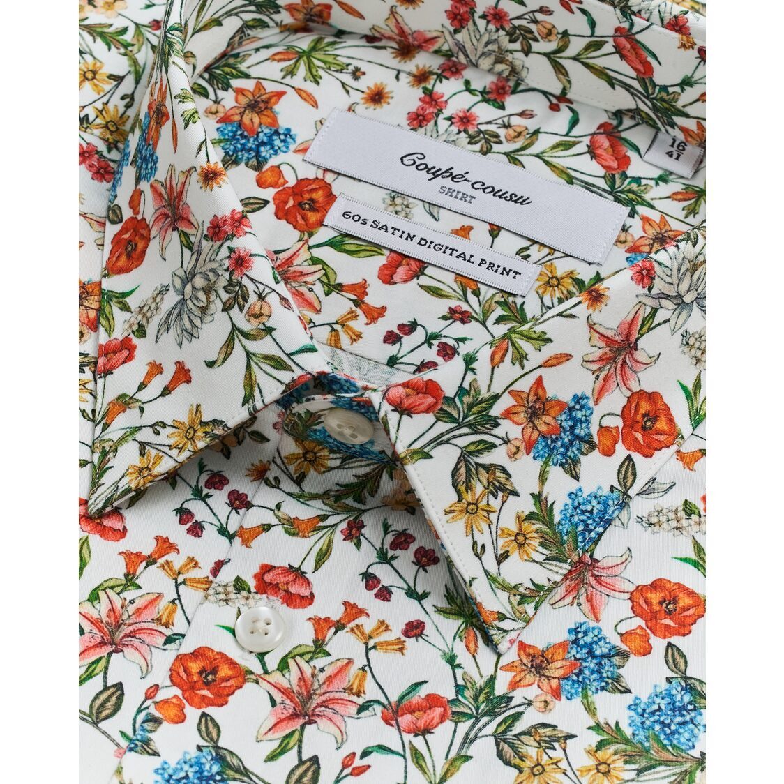 Coupe Cousu Short Sleeve Shirt, Print CCSSE289-PRINT