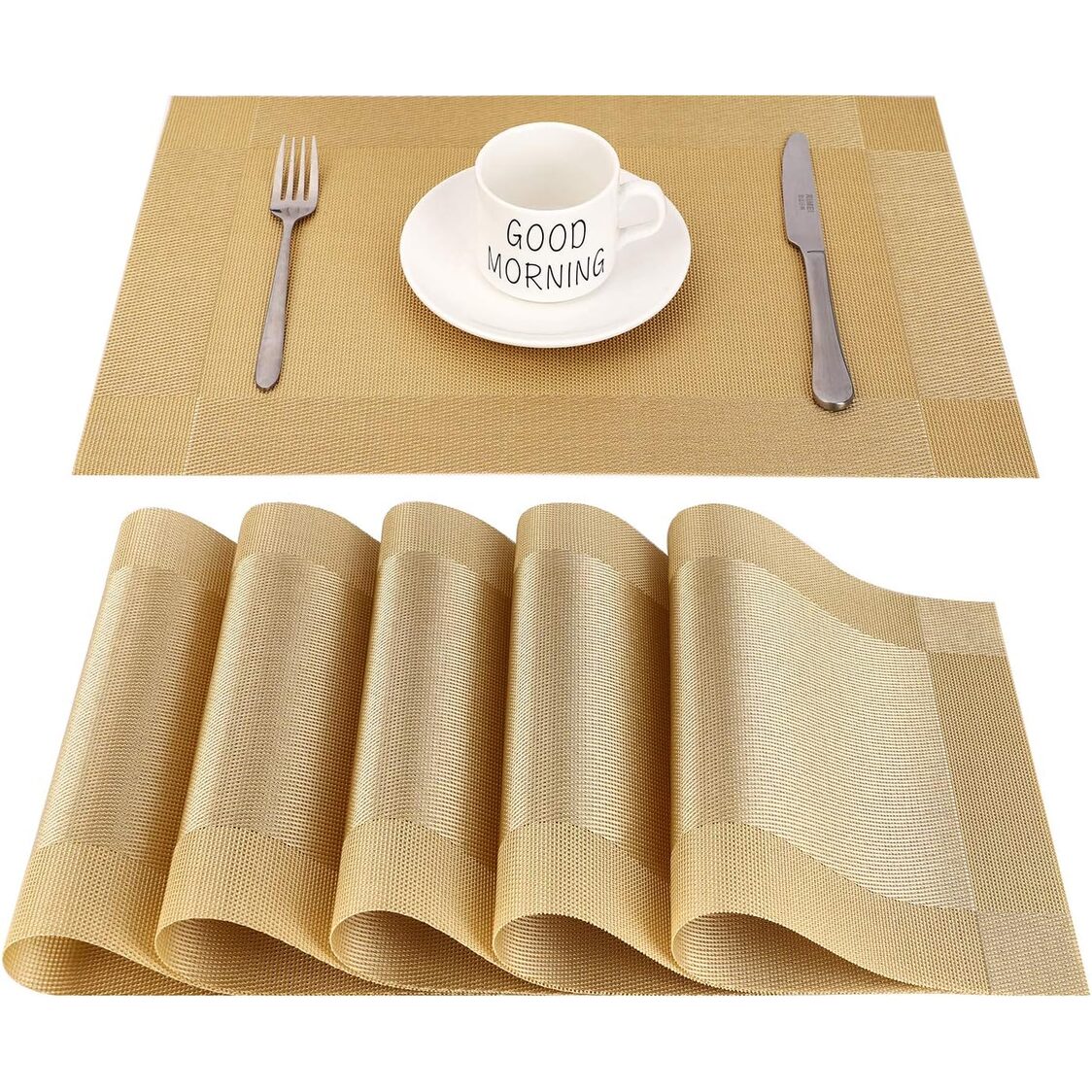 J. Rapee Marque Placemat Gold