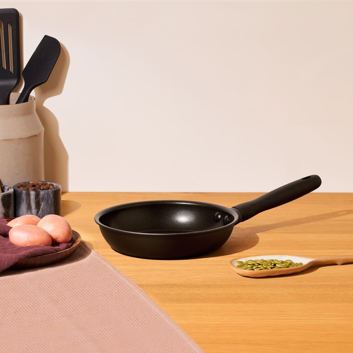 Meyer Midnight Nonstick Hard Anodized Open Frypan (Induction)