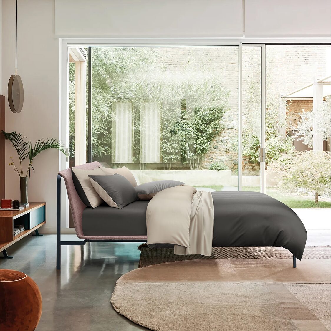 Intero Eniz4 Fitted Sheet Set - Slate