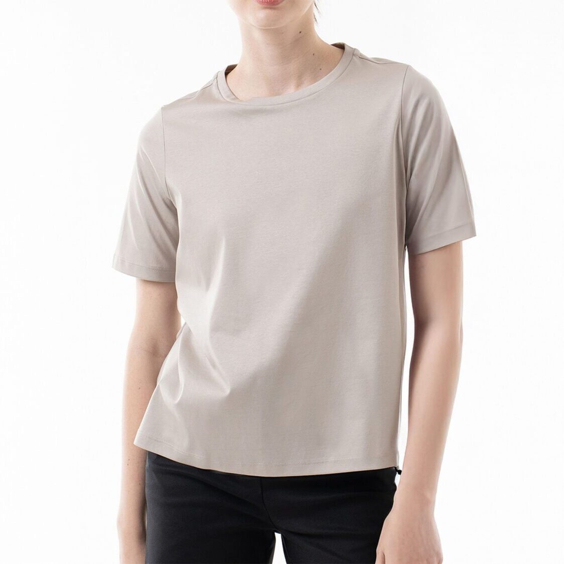K/WOODS Essential Crew Neck Tee in Pewter