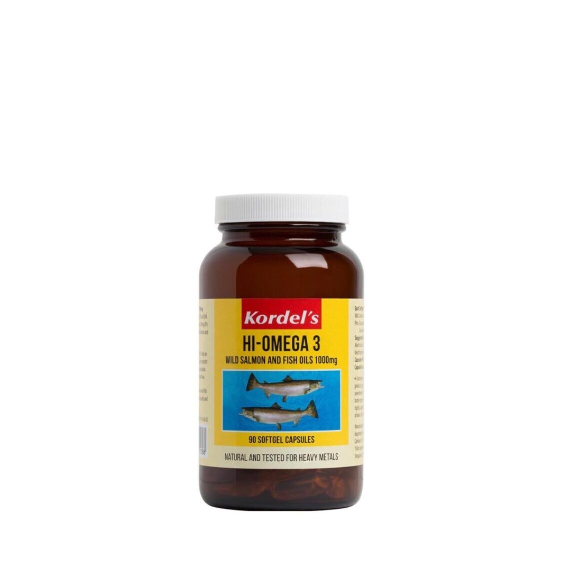 Kordel's Hi-Omega 3 Wild Salmon And Fish Oils 1000mg 90's