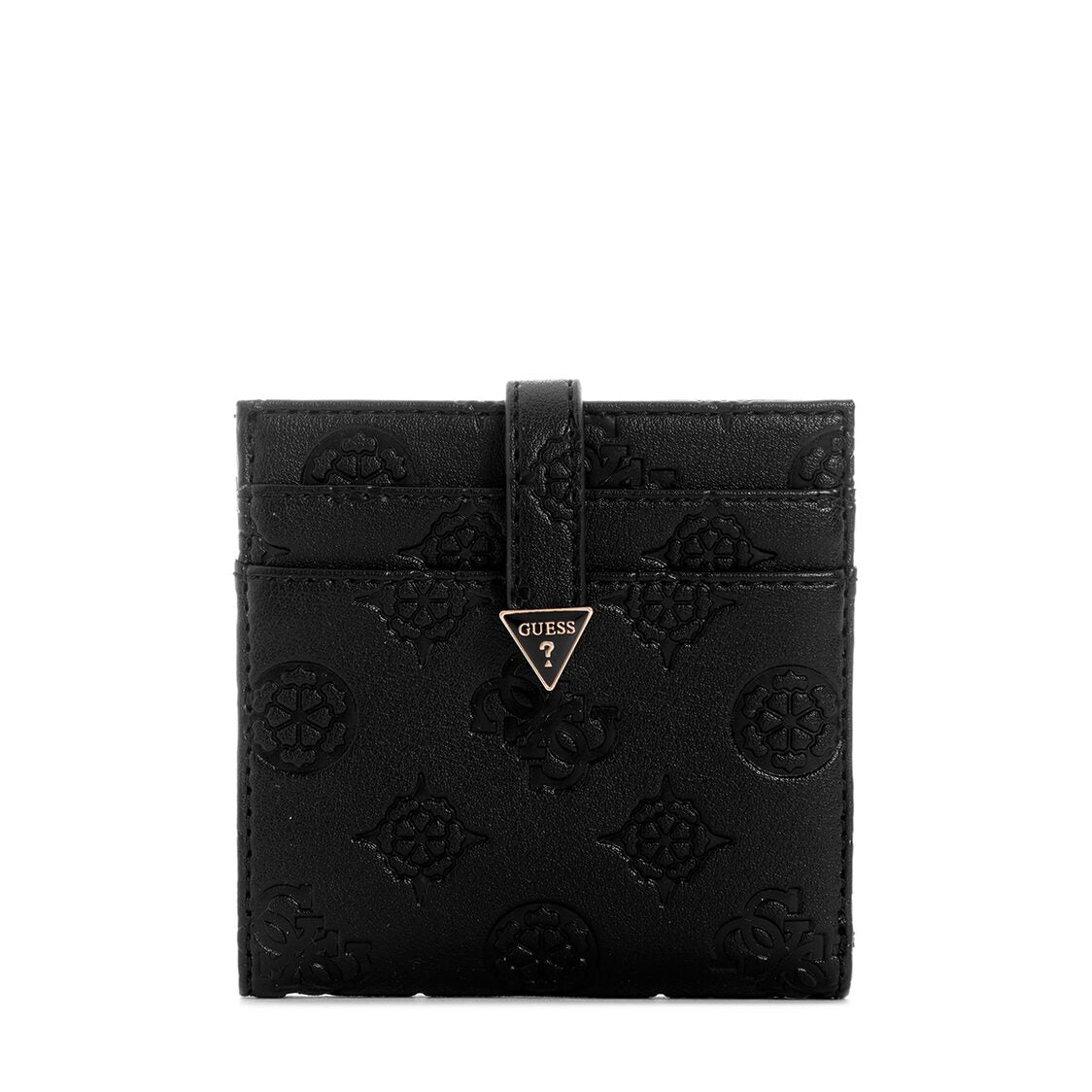 Guess Phoebe Slg Tab Card Case - Black Logo