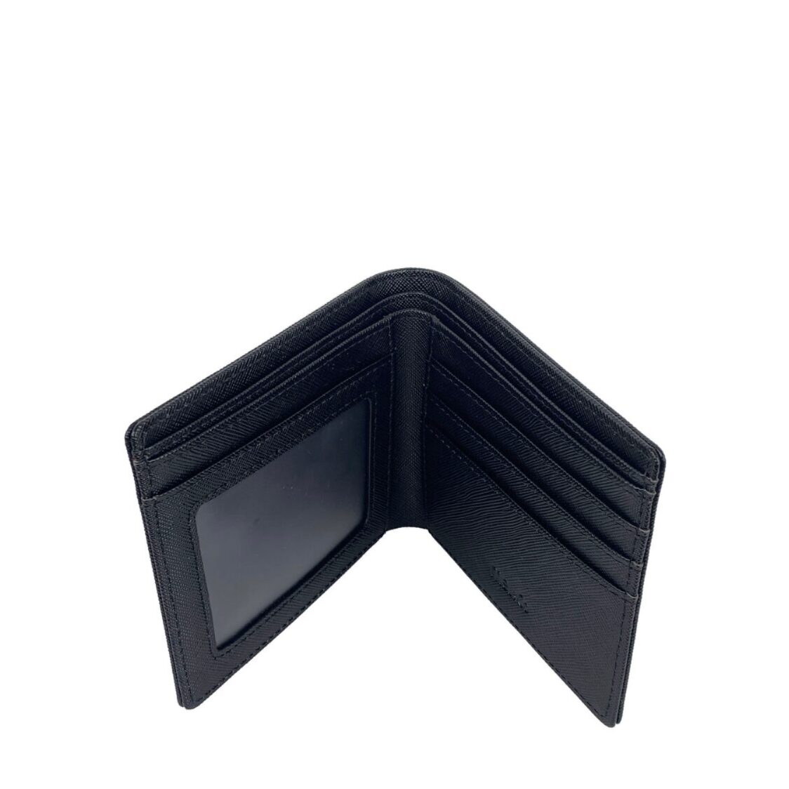 Mel&Co Saffiano Leatherette Basic Bi-Fold Wallet