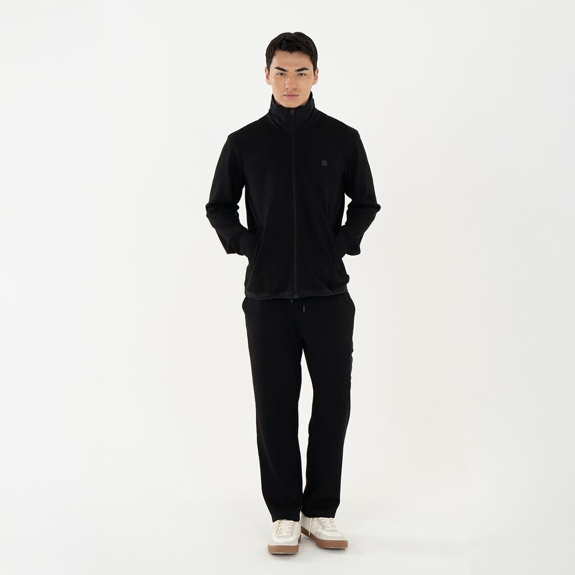 K/WOODS Mens Drift Zip-Up - Black