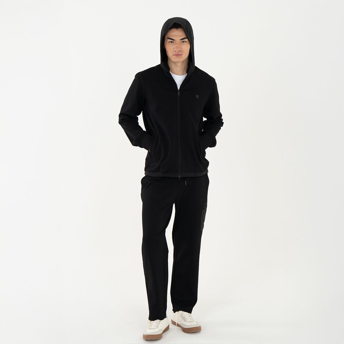 K/WOODS Mens Drift Zip-Up - Black