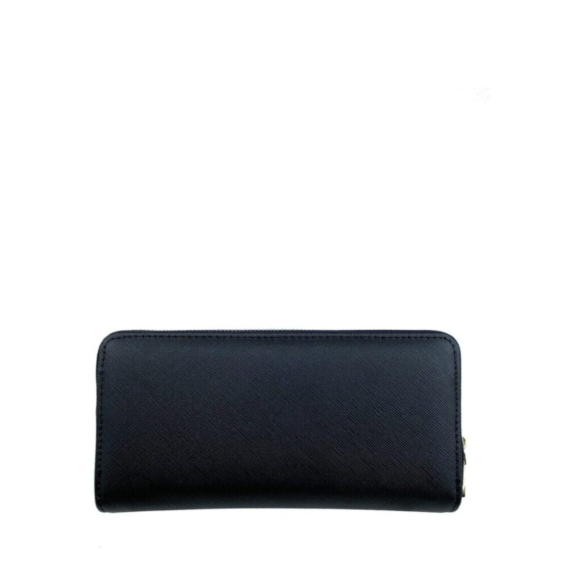 Mel&Co Saffiano-Effect Zip-Around Wallet
