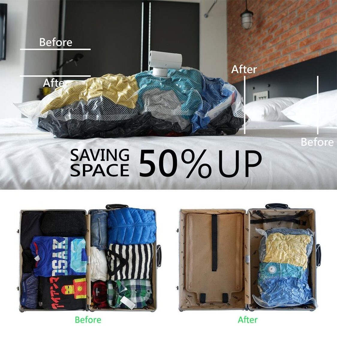 Vago Z Vacuum Bag 2pc - Extra Large