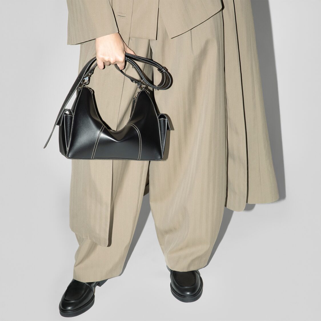 RSVP Batman Smooth Black Calfskin Shoulderbag