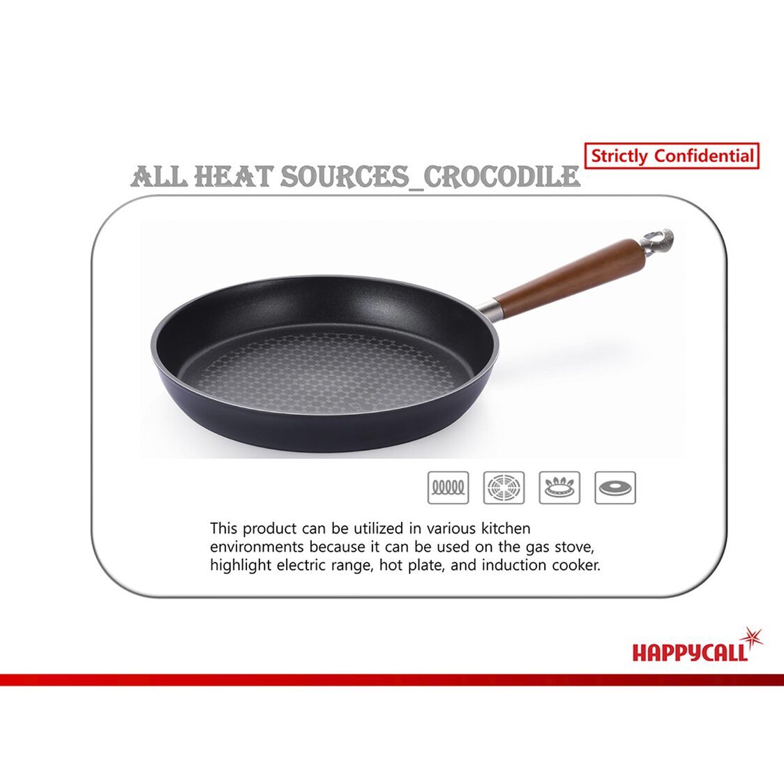 Happycall Crocodile IH 24cm Graphene Frying Pan (3001-0637)