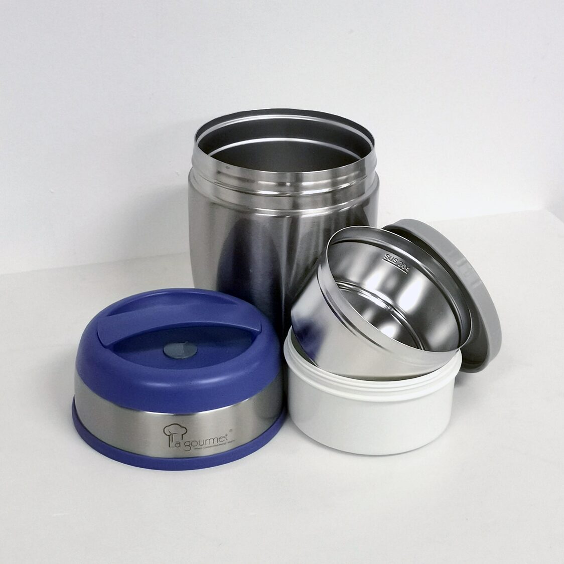 La Gourmet Save the Planet 1.5L Blue Food Jar LGAY368102