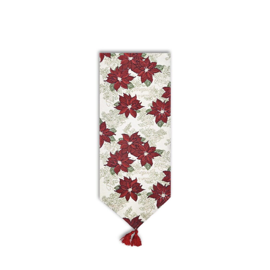 J.Rapee Poinsettia Tablerunner Natural
