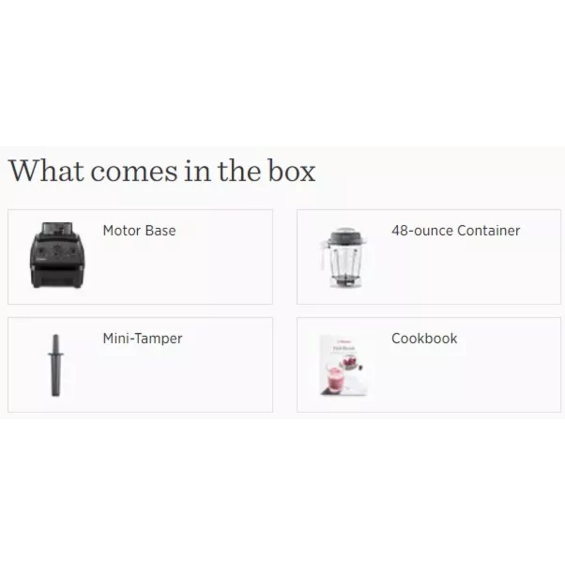 Vitamix Explorian Series E310 Blender - White
