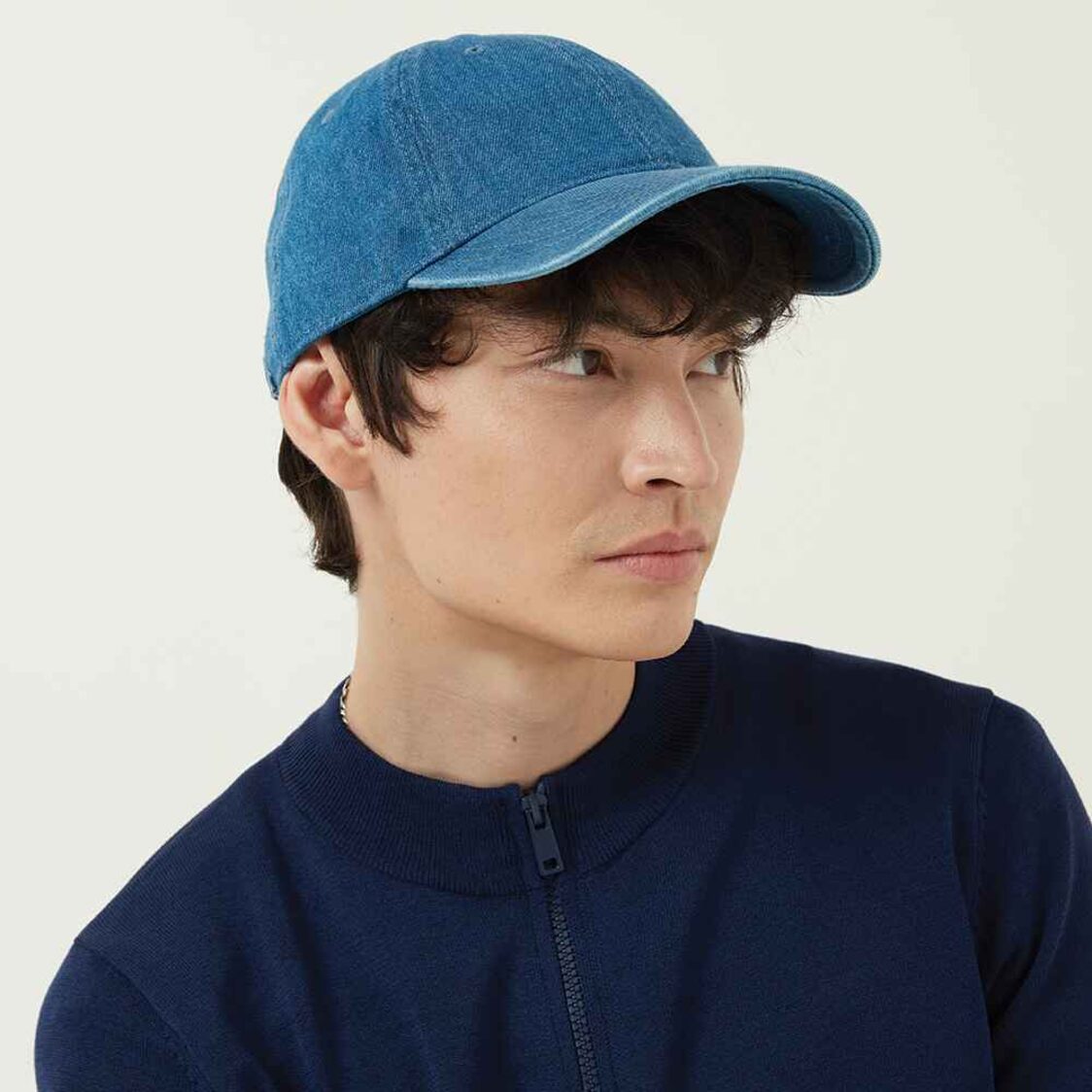 K/WOODS Denim Hat In  Blue