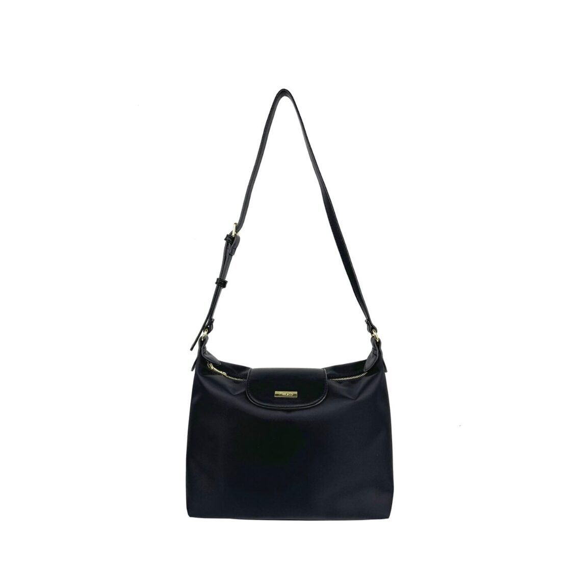 Mel&Co Nylon Sling Bag With Flap Cover