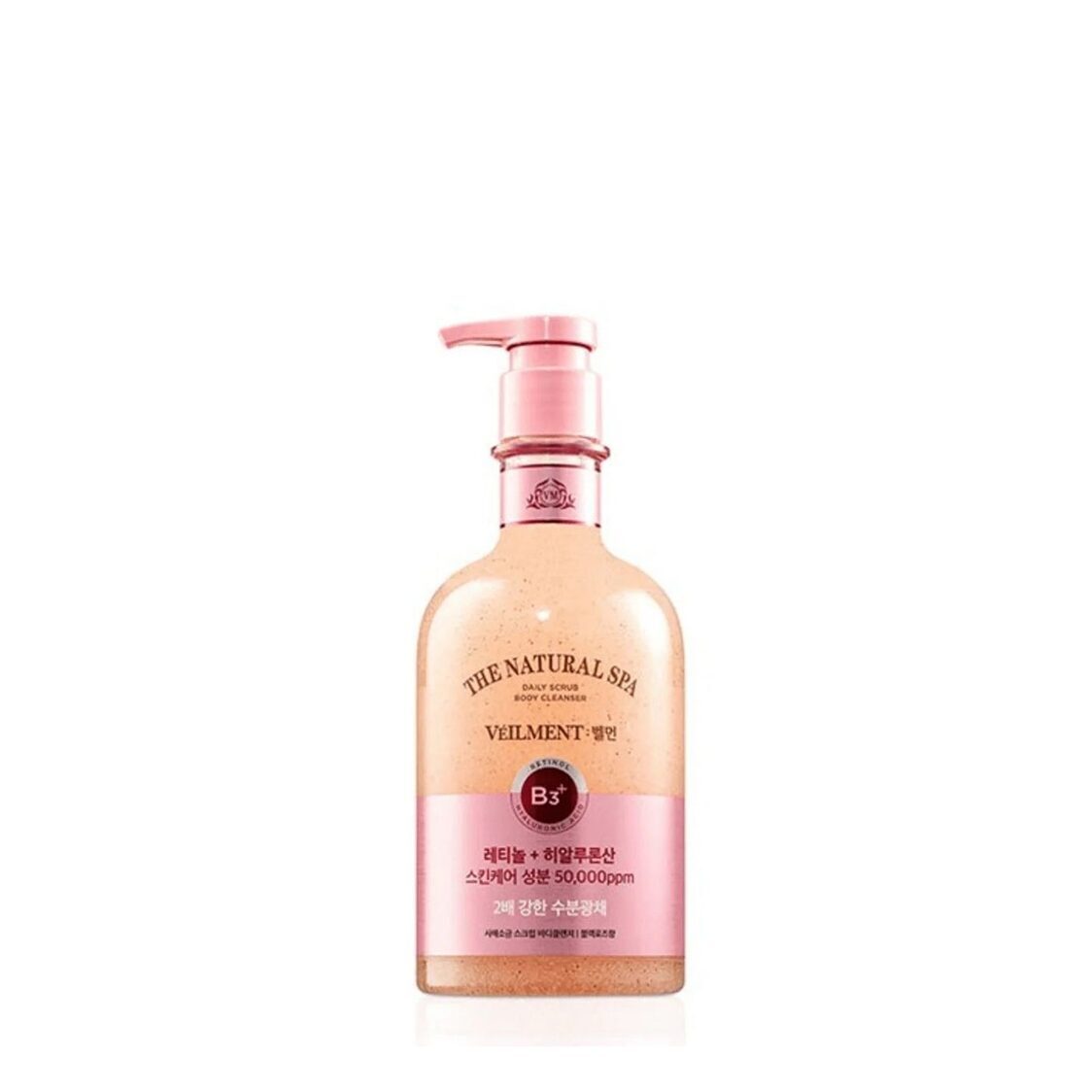 On The Body Veilment Natural Spa Black Rose Scrub Body Cleanser 600g
