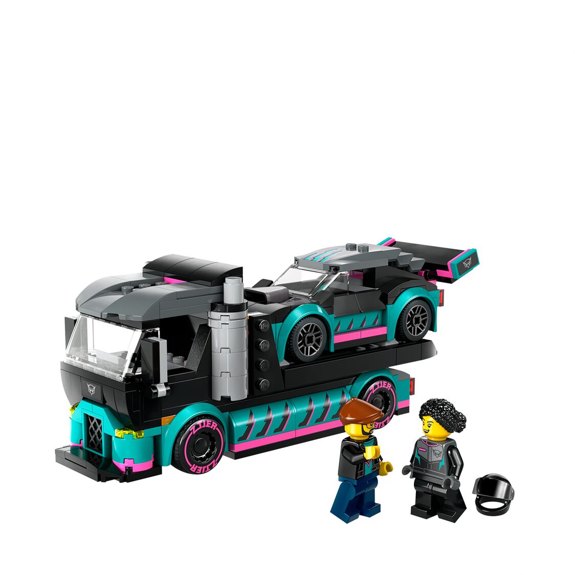 LEGO Race Car and Car Carrier Truck 60406