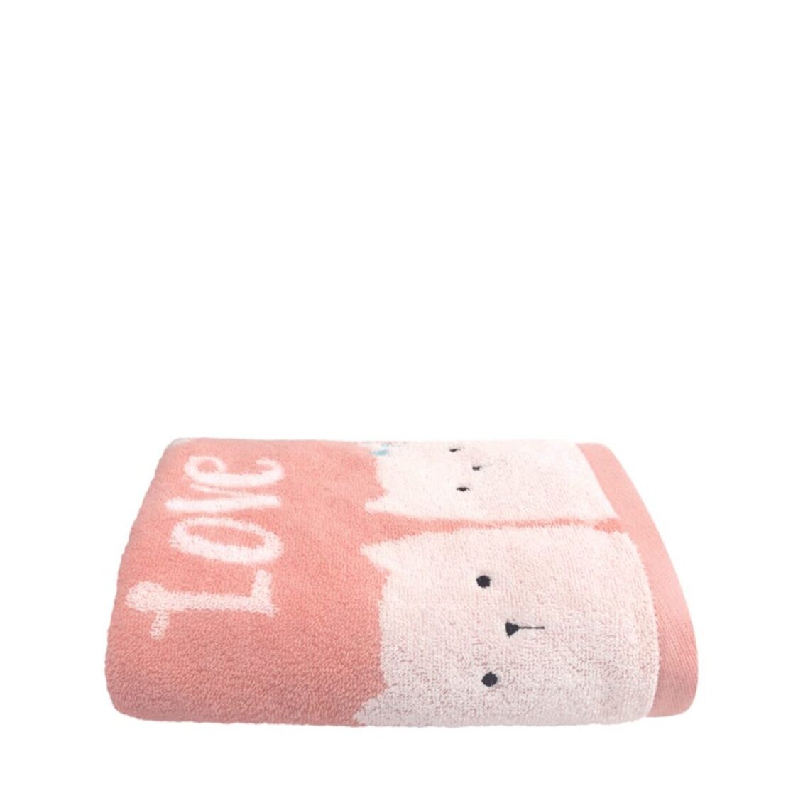 Milton Home Phoebe 100% Cotton Supersoft Yarn Sports Bath Towel Pink