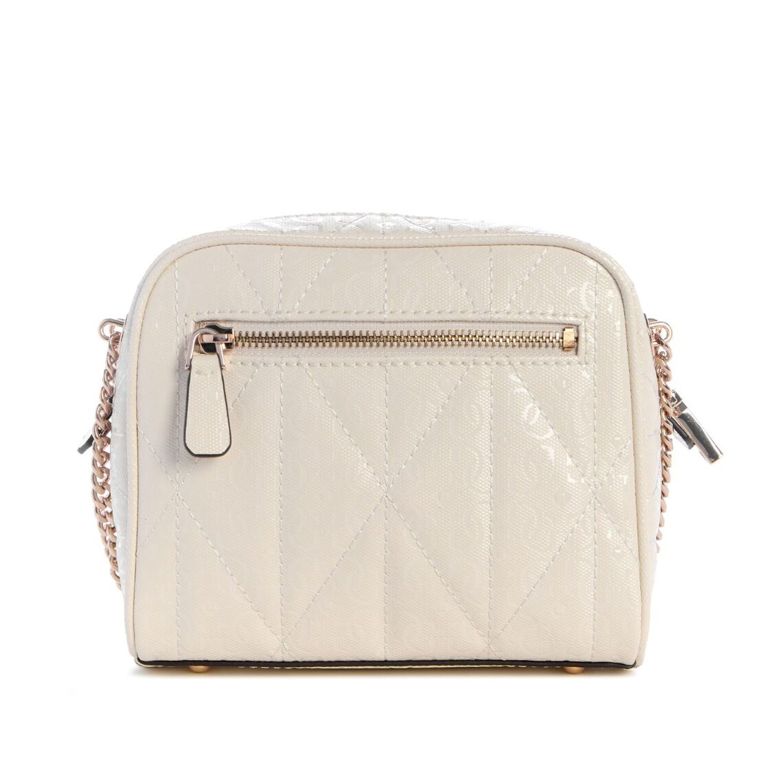 Guess Aldina Camera Crossbody,Off White