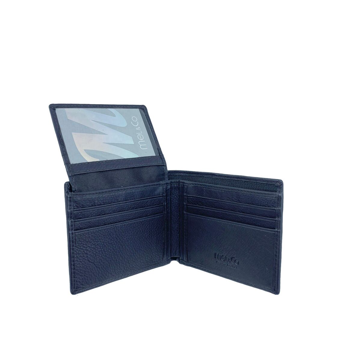 Genuine Leather Flap-Up Wallet