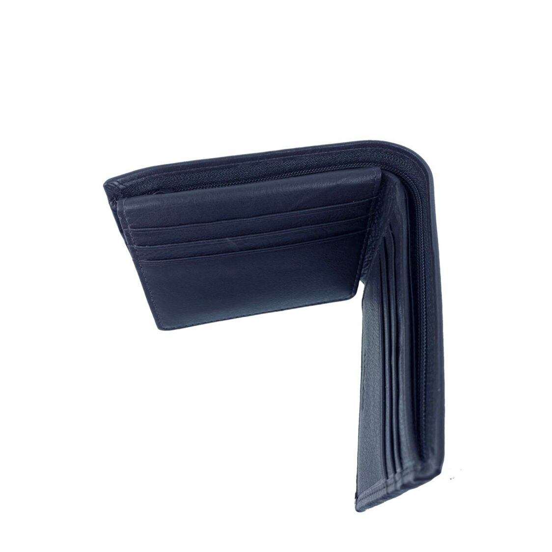 Genuine Leather Flap-Up Wallet
