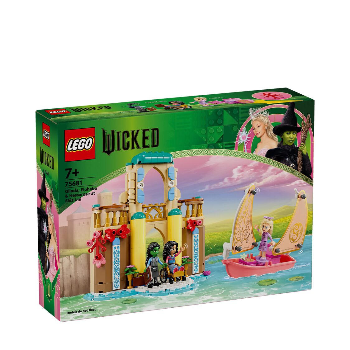 LEGO Wicked Glinda, Elphaba & Nessarose at Shiz University Building Set 75681