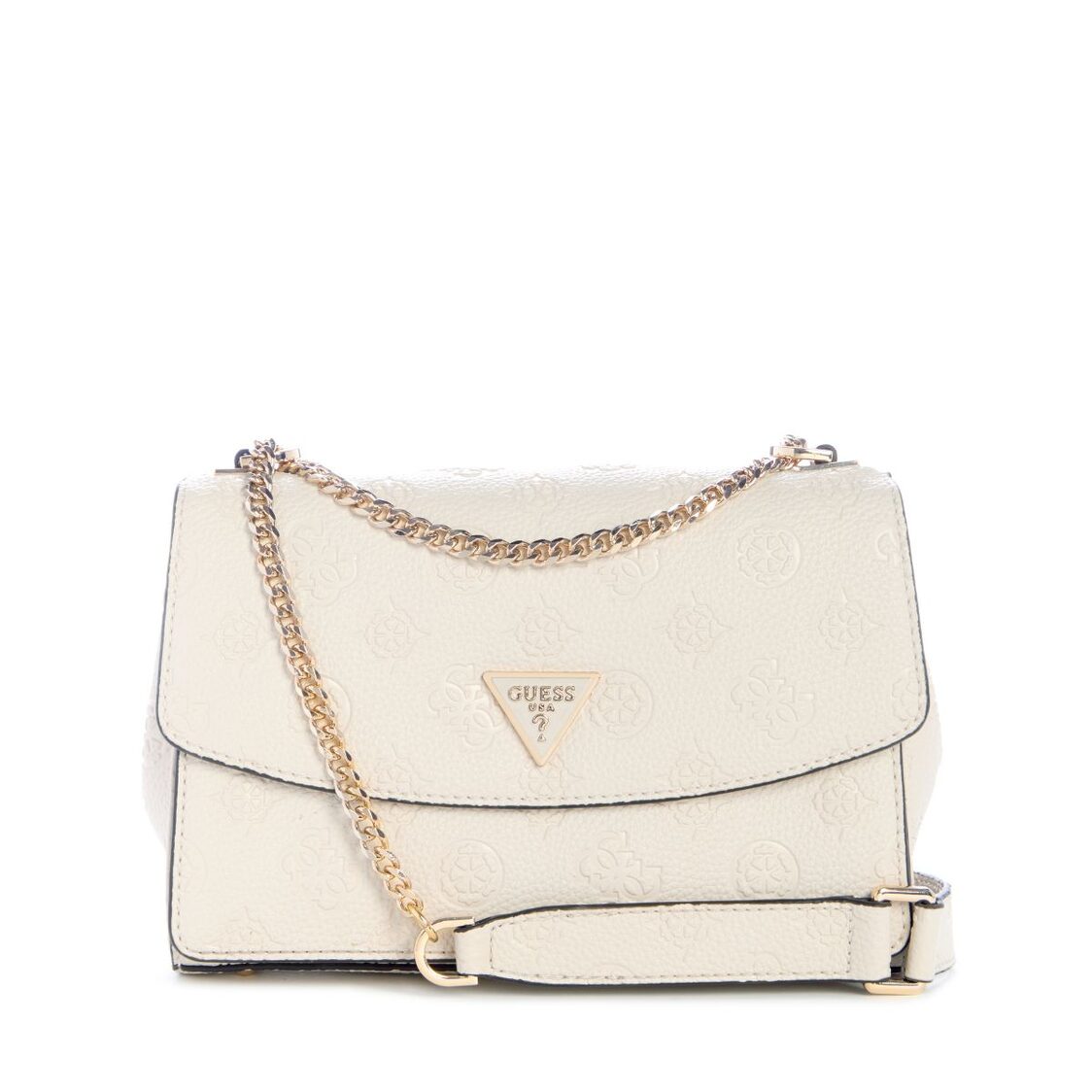 CRESIDIA II CONVERTIBLE CROSSBODY FLAP,BONE LOGO
