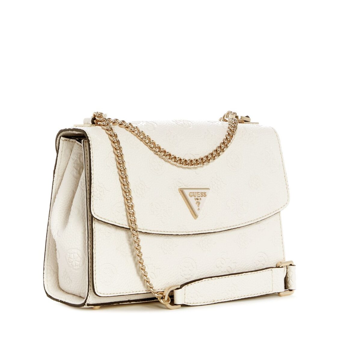 CRESIDIA II CONVERTIBLE CROSSBODY FLAP,BONE LOGO