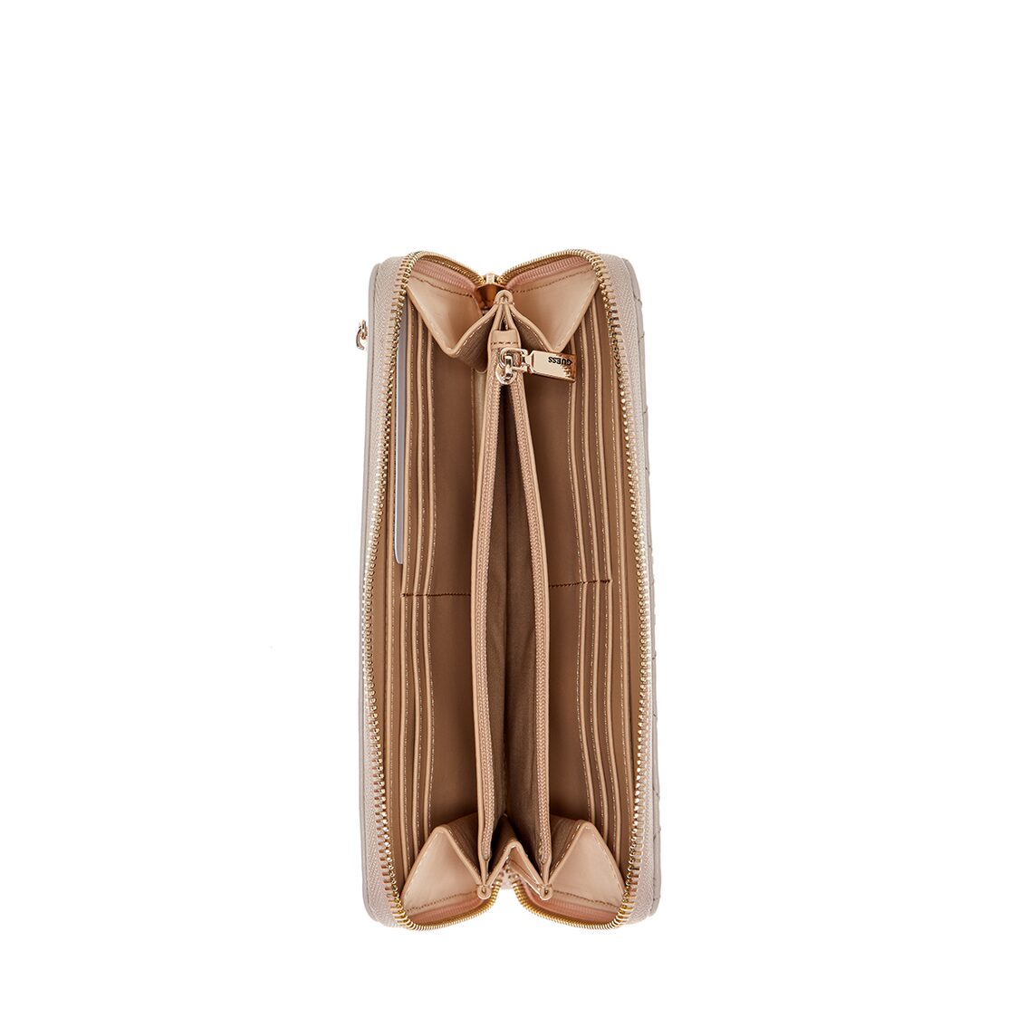 Guess Laurel Sling Large Zip Around, Sand