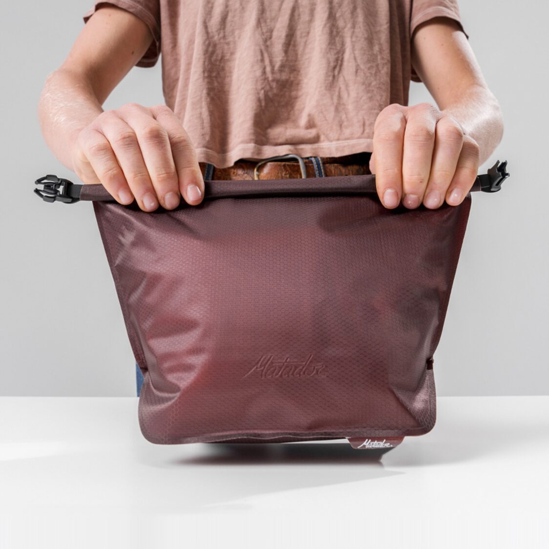 Matador FlatPak Waterproof Toiletry Case - Burgundy